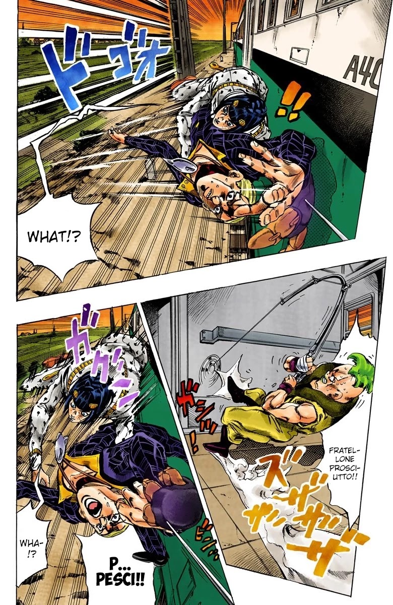 JoJo's Bizarre Adventure Part 5 - Vento Aureo (Official Colored) chapter 55 page 8