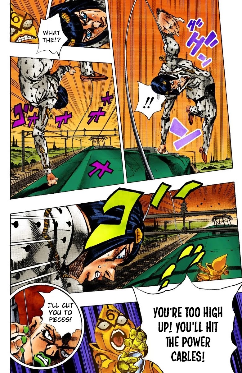 JoJo's Bizarre Adventure Part 5 - Vento Aureo (Official Colored) chapter 57 page 12