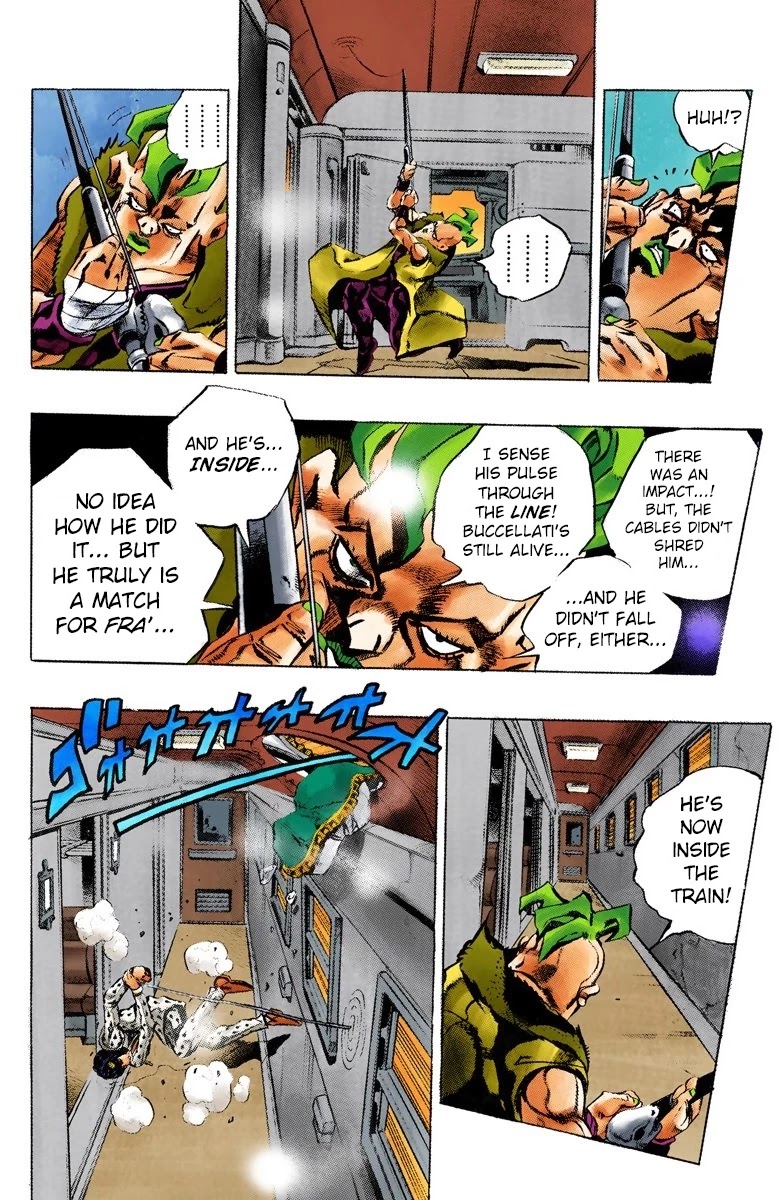 JoJo's Bizarre Adventure Part 5 - Vento Aureo (Official Colored) chapter 57 page 14