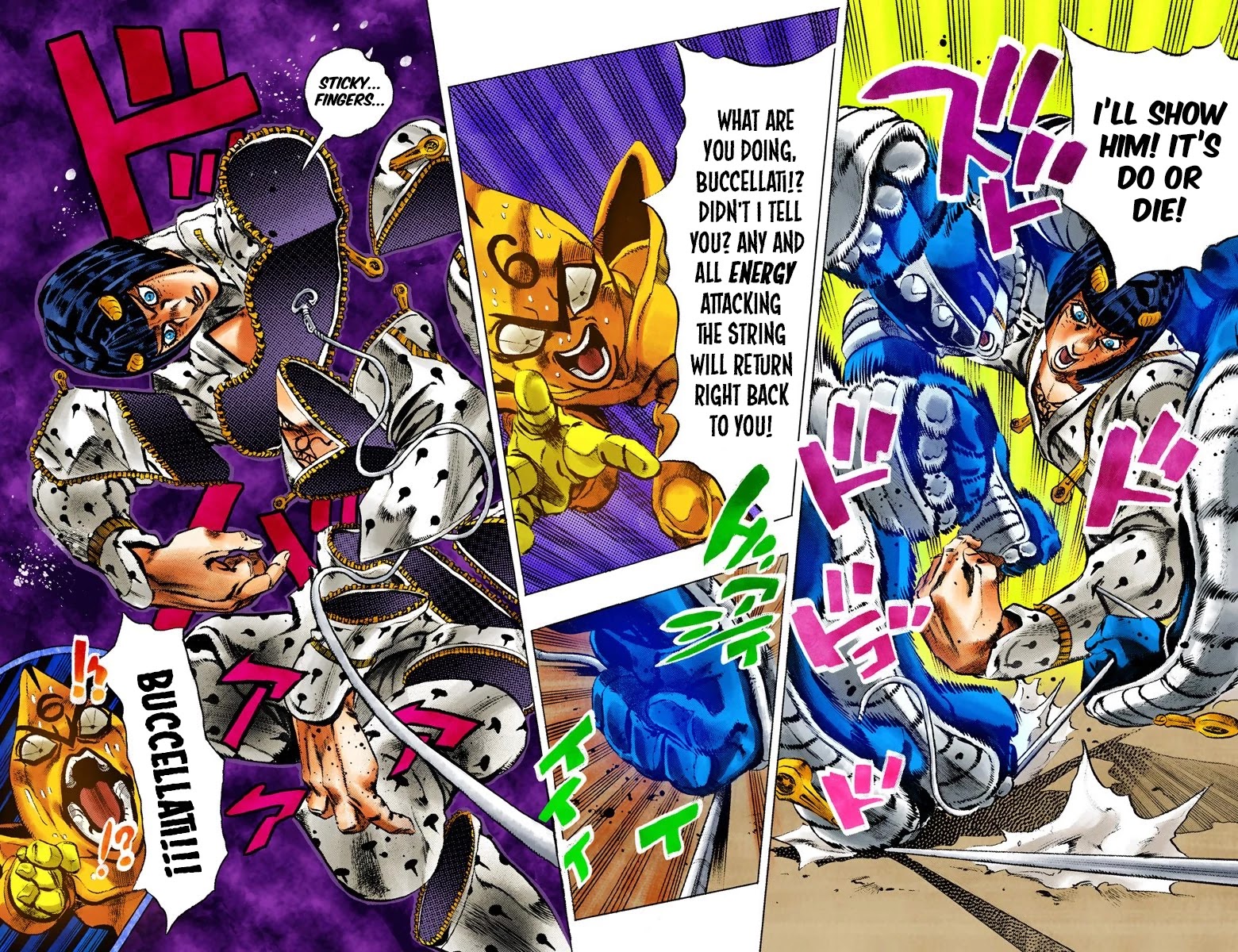 JoJo's Bizarre Adventure Part 5 - Vento Aureo (Official Colored) chapter 57 page 18