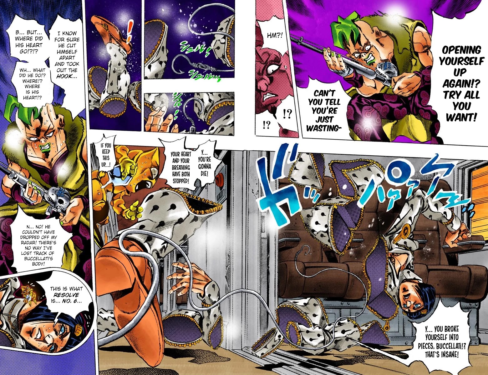 JoJo's Bizarre Adventure Part 5 - Vento Aureo (Official Colored) chapter 57 page 19