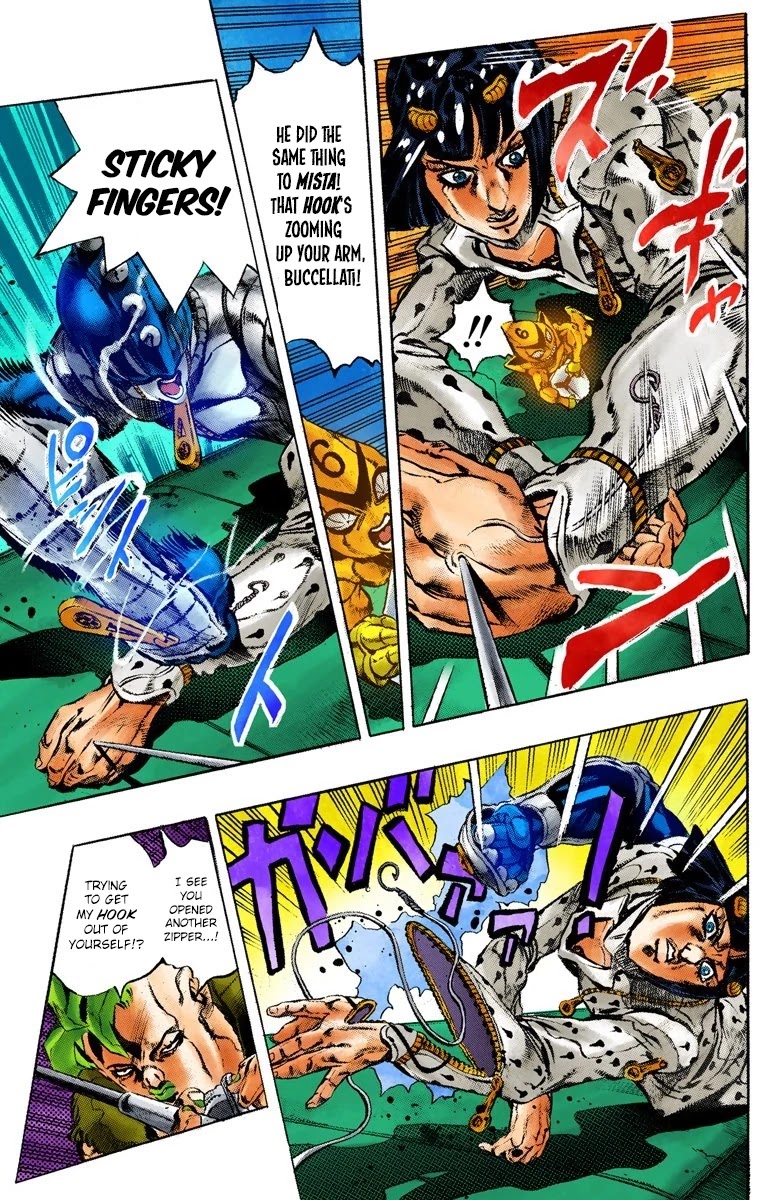 JoJo's Bizarre Adventure Part 5 - Vento Aureo (Official Colored) chapter 57 page 5