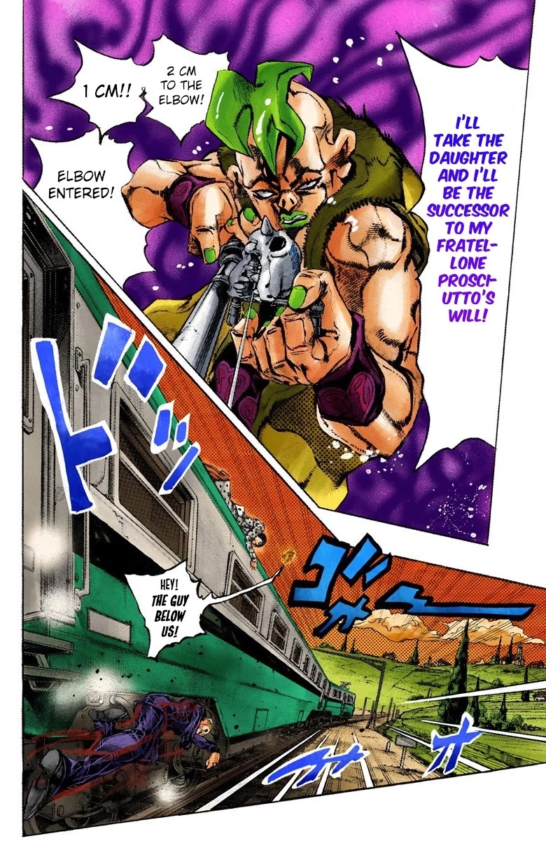 JoJo's Bizarre Adventure Part 5 - Vento Aureo (Official Colored) chapter 57 page 8