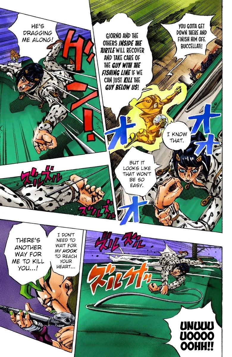 JoJo's Bizarre Adventure Part 5 - Vento Aureo (Official Colored) chapter 57 page 9
