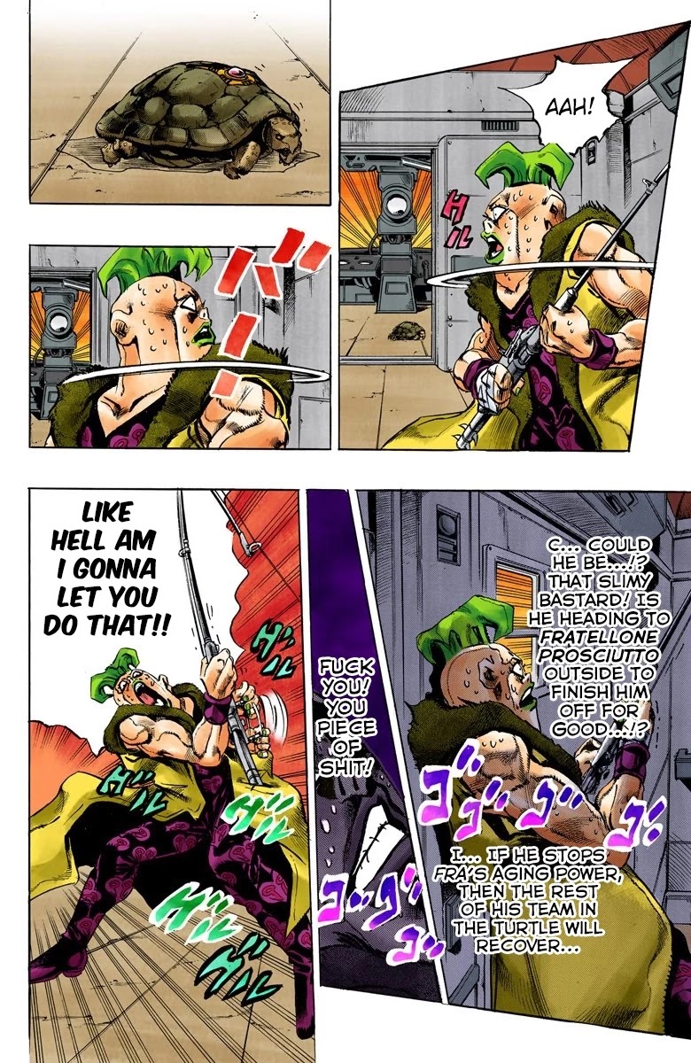 JoJo's Bizarre Adventure Part 5 - Vento Aureo (Official Colored) chapter 58 page 10