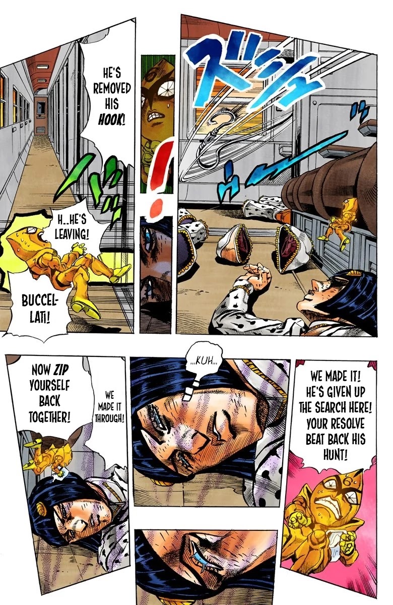 JoJo's Bizarre Adventure Part 5 - Vento Aureo (Official Colored) chapter 58 page 11