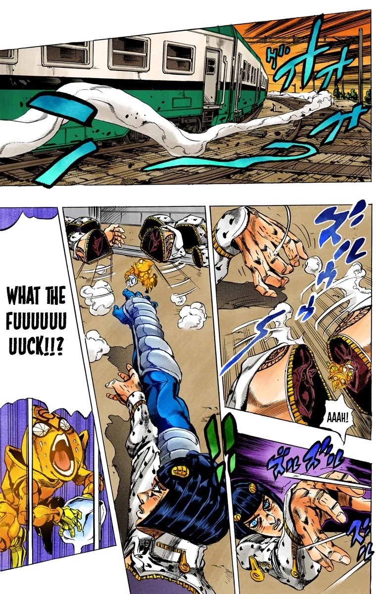 JoJo's Bizarre Adventure Part 5 - Vento Aureo (Official Colored) chapter 58 page 13