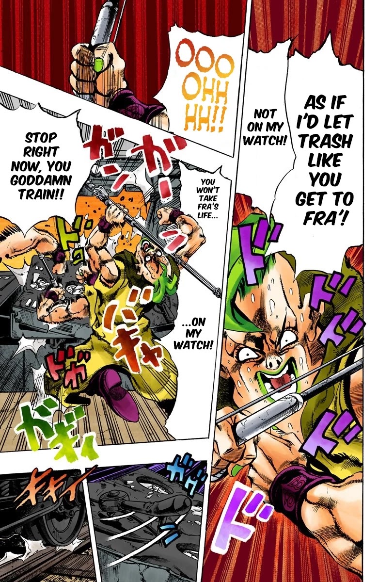 JoJo's Bizarre Adventure Part 5 - Vento Aureo (Official Colored) chapter 58 page 15