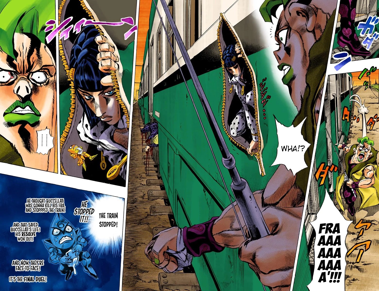 JoJo's Bizarre Adventure Part 5 - Vento Aureo (Official Colored) chapter 58 page 17