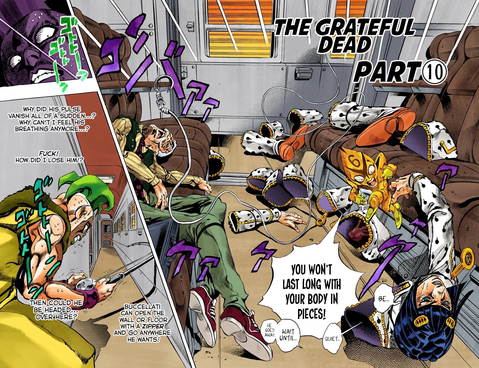 JoJo's Bizarre Adventure Part 5 - Vento Aureo (Official Colored) chapter 58 page 3