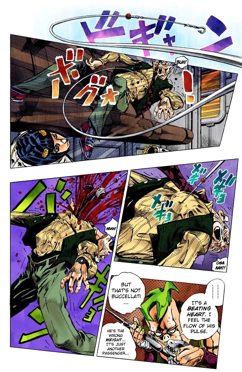 JoJo's Bizarre Adventure Part 5 - Vento Aureo (Official Colored) chapter 58 page 6