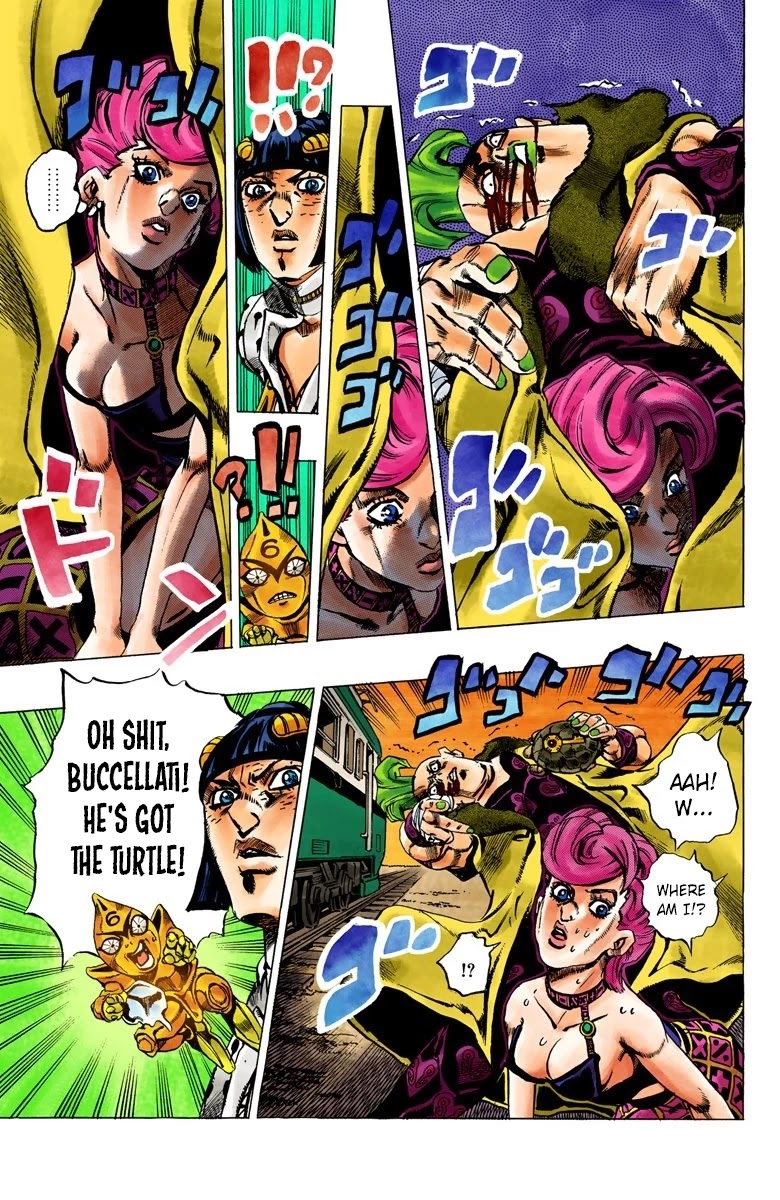 JoJo's Bizarre Adventure Part 5 - Vento Aureo (Official Colored) chapter 59 page 18