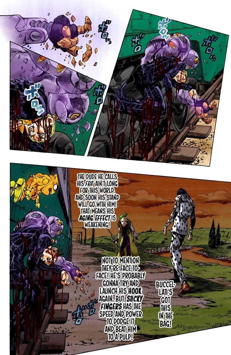 JoJo's Bizarre Adventure Part 5 - Vento Aureo (Official Colored) chapter 59 page 4