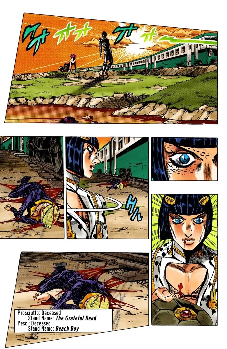 JoJo's Bizarre Adventure Part 5 - Vento Aureo (Official Colored) chapter 60 page 13