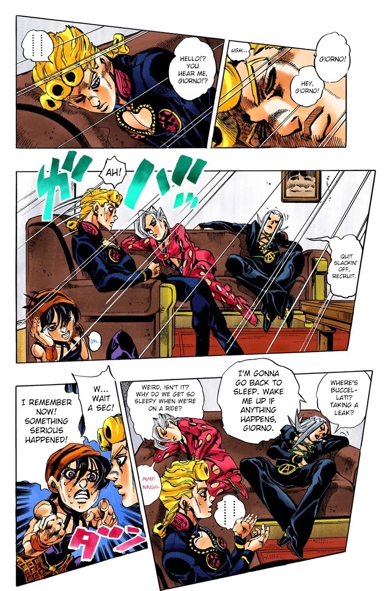 JoJo's Bizarre Adventure Part 5 - Vento Aureo (Official Colored) chapter 60 page 14