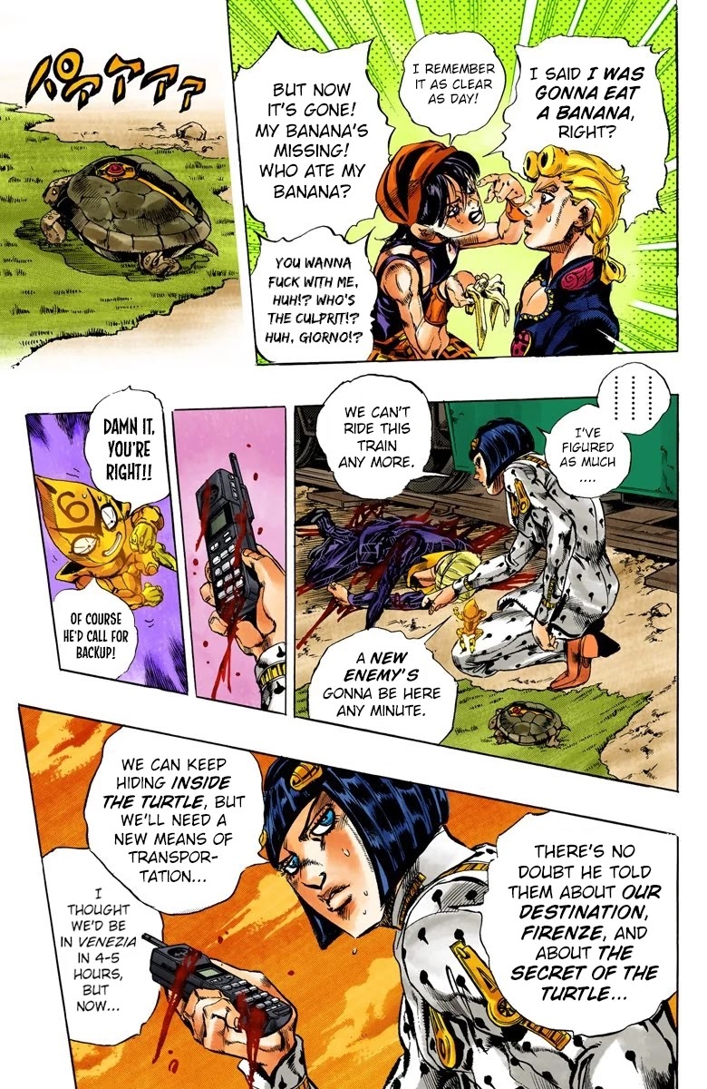 JoJo's Bizarre Adventure Part 5 - Vento Aureo (Official Colored) chapter 60 page 15
