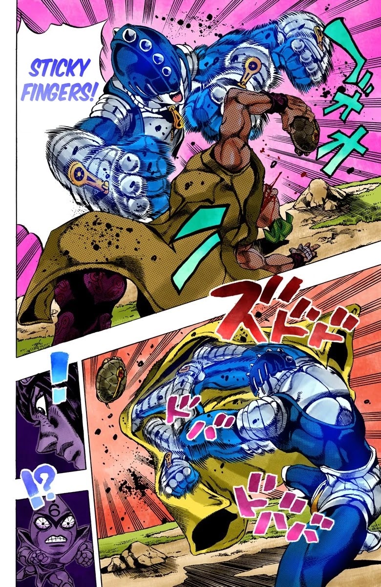 JoJo's Bizarre Adventure Part 5 - Vento Aureo (Official Colored) chapter 60 page 6