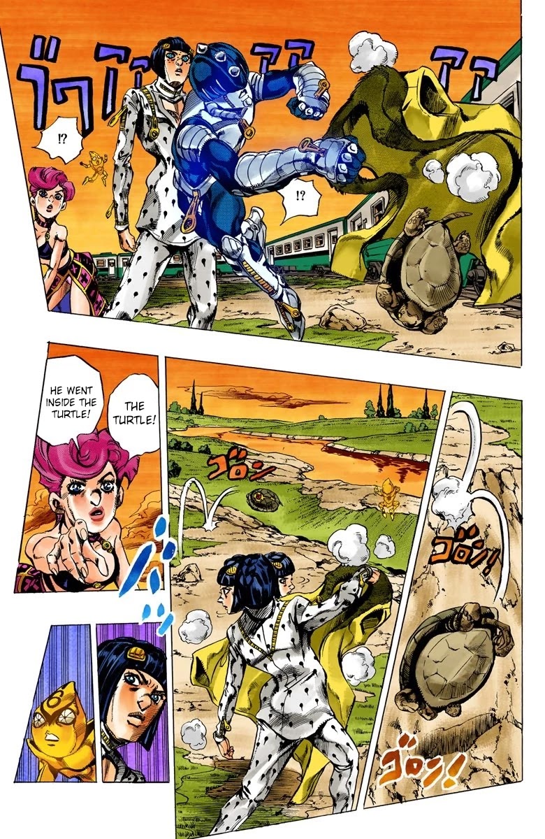JoJo's Bizarre Adventure Part 5 - Vento Aureo (Official Colored) chapter 60 page 7