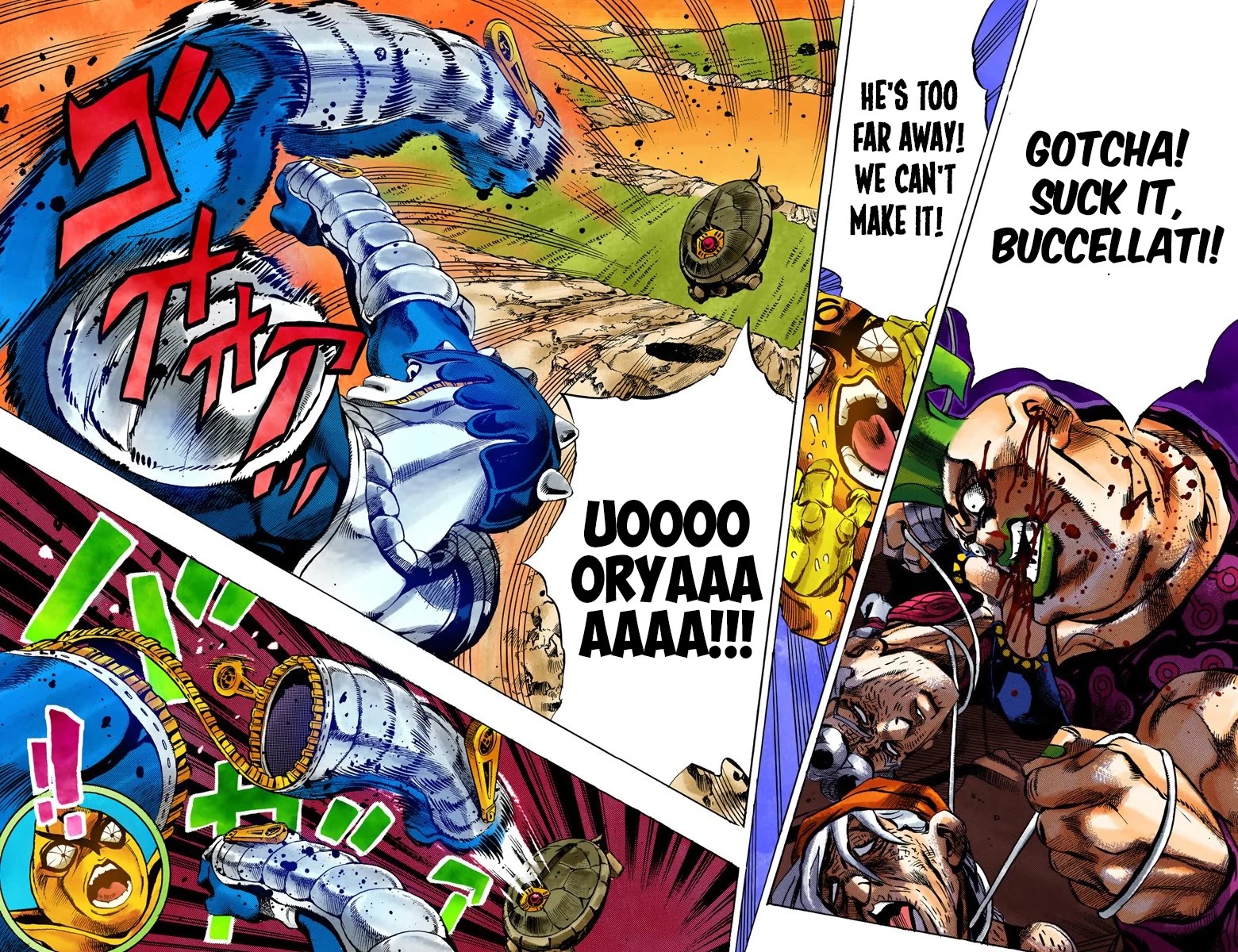JoJo's Bizarre Adventure Part 5 - Vento Aureo (Official Colored) chapter 60 page 9