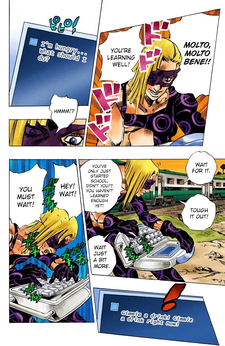 JoJo's Bizarre Adventure Part 5 - Vento Aureo (Official Colored) chapter 62 page 12