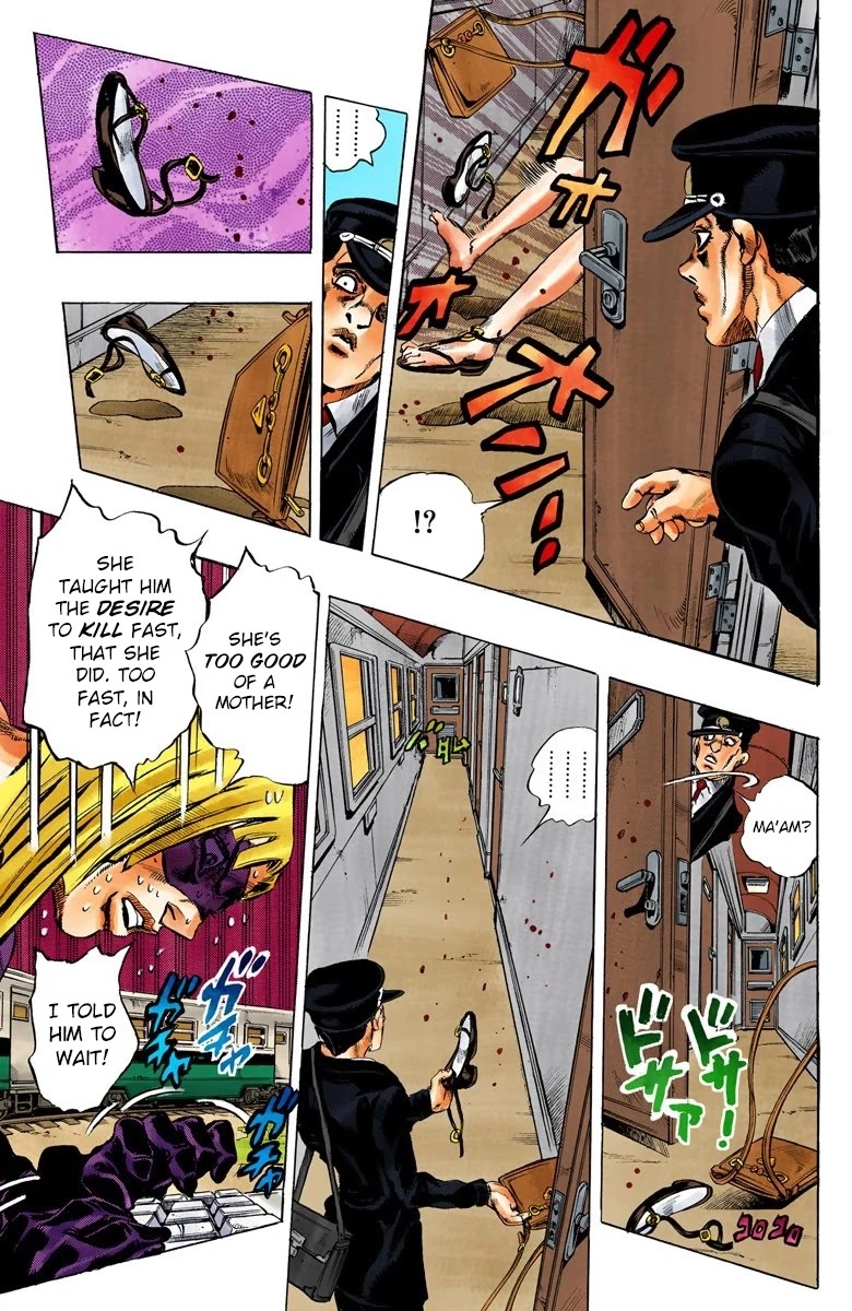 JoJo's Bizarre Adventure Part 5 - Vento Aureo (Official Colored) chapter 62 page 17