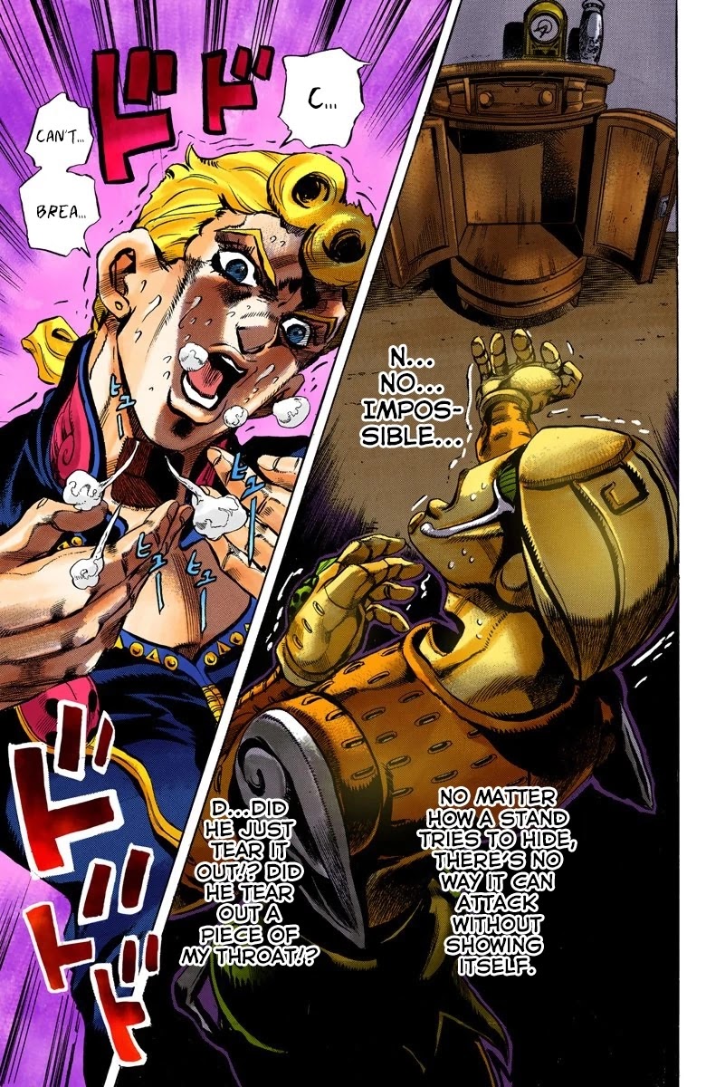 JoJo's Bizarre Adventure Part 5 - Vento Aureo (Official Colored) chapter 64 page 11