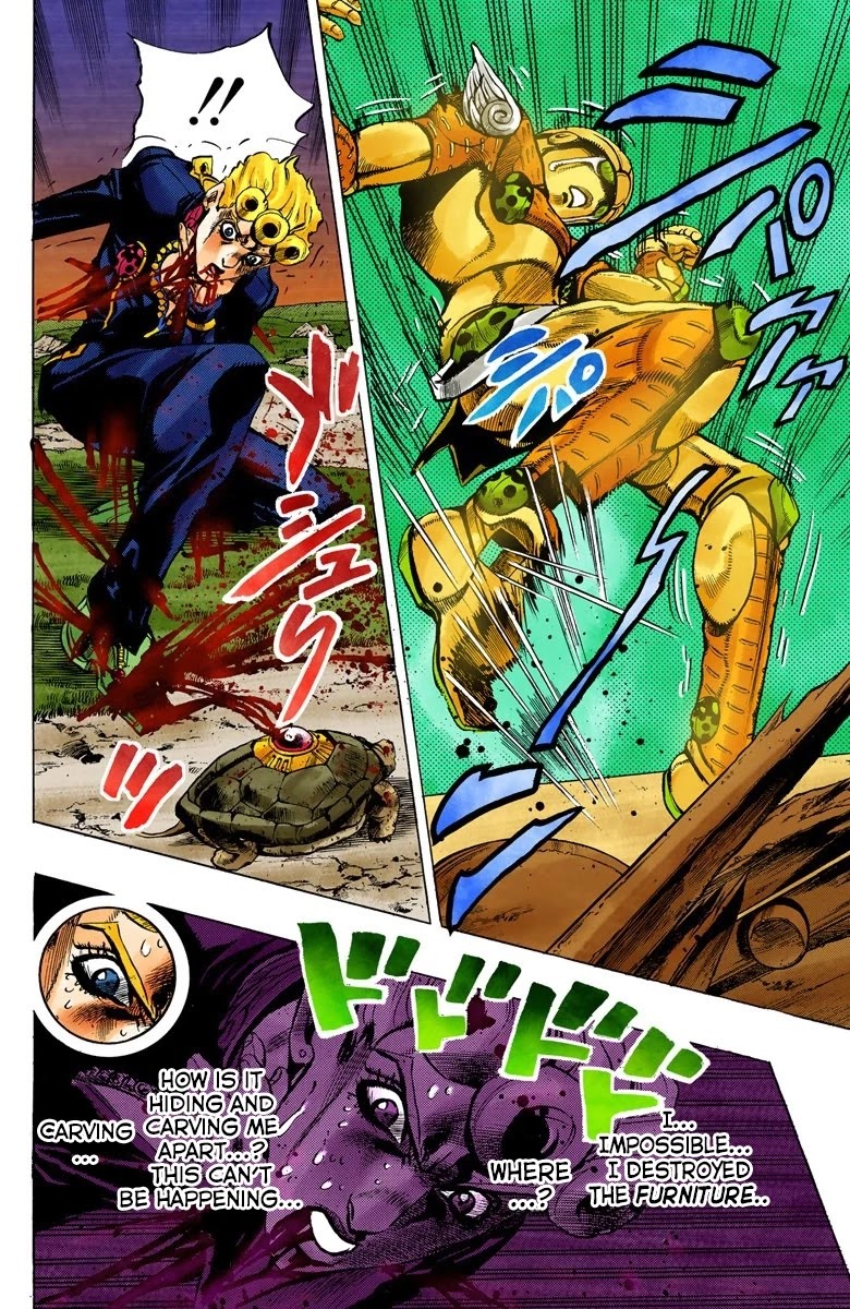 JoJo's Bizarre Adventure Part 5 - Vento Aureo (Official Colored) chapter 64 page 14