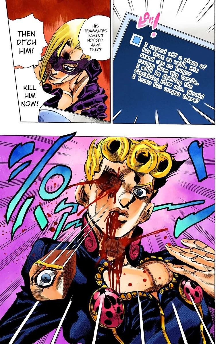 JoJo's Bizarre Adventure Part 5 - Vento Aureo (Official Colored) chapter 64 page 15