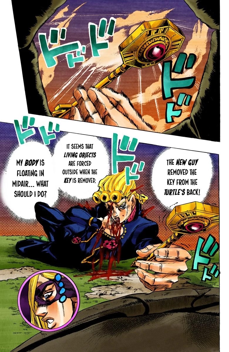 JoJo's Bizarre Adventure Part 5 - Vento Aureo (Official Colored) chapter 64 page 17