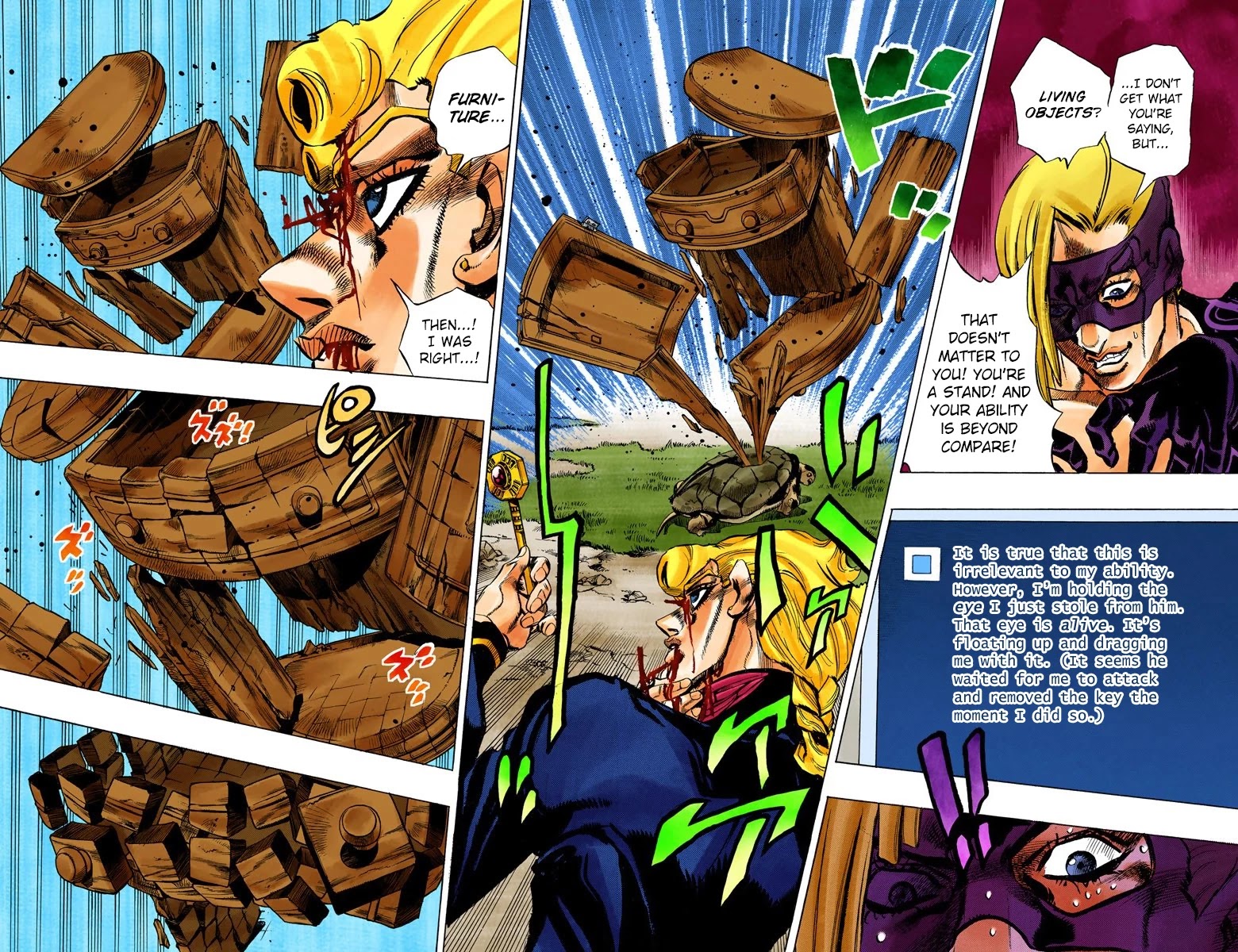 JoJo's Bizarre Adventure Part 5 - Vento Aureo (Official Colored) chapter 64 page 18