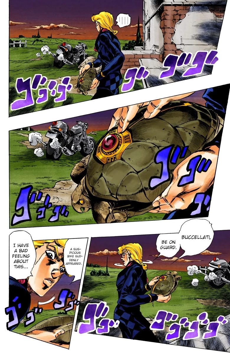 JoJo's Bizarre Adventure Part 5 - Vento Aureo (Official Colored) chapter 64 page 4