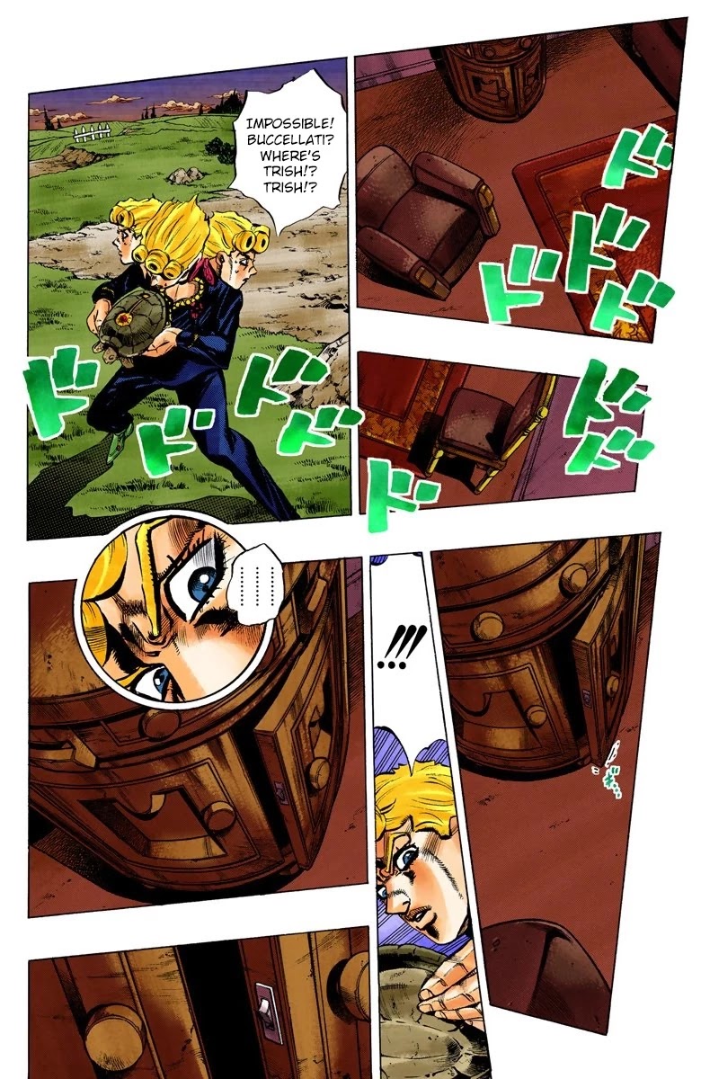 JoJo's Bizarre Adventure Part 5 - Vento Aureo (Official Colored) chapter 64 page 6