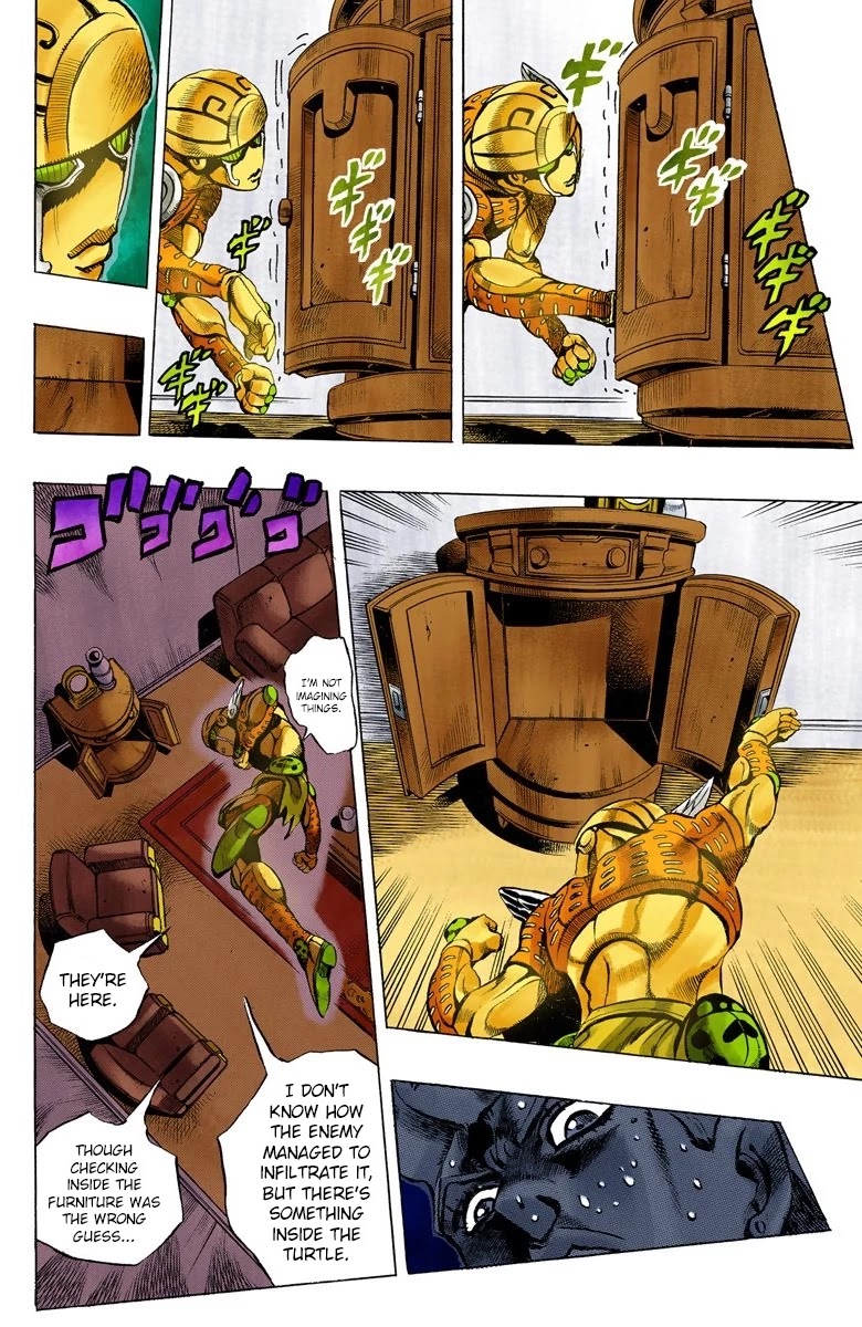 JoJo's Bizarre Adventure Part 5 - Vento Aureo (Official Colored) chapter 64 page 8
