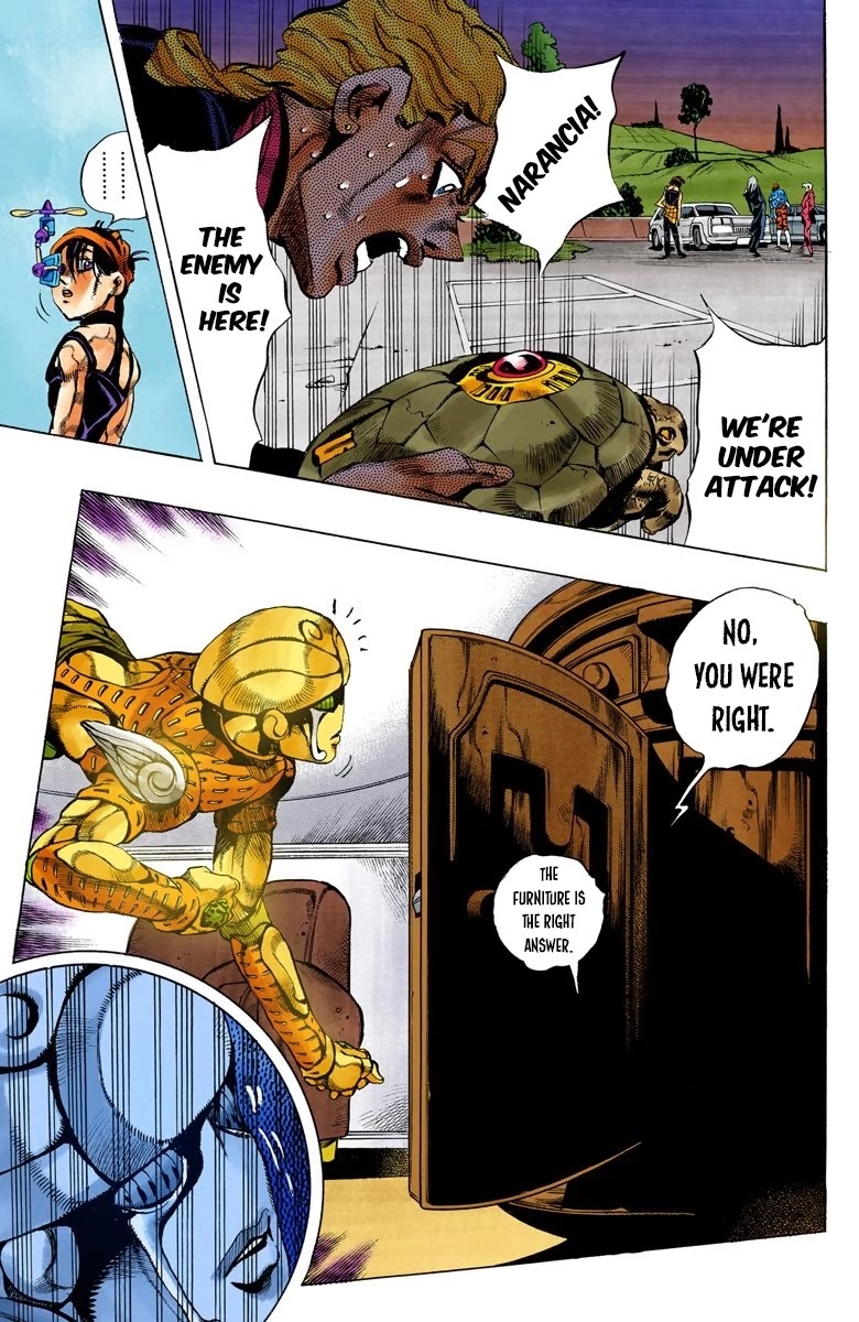 JoJo's Bizarre Adventure Part 5 - Vento Aureo (Official Colored) chapter 64 page 9