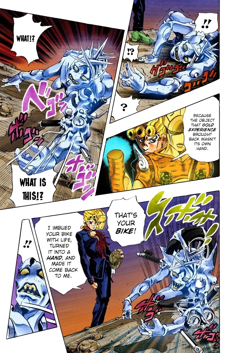 JoJo's Bizarre Adventure Part 5 - Vento Aureo (Official Colored) chapter 67 page 17