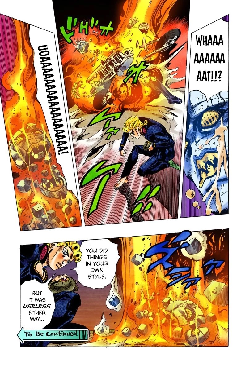 JoJo's Bizarre Adventure Part 5 - Vento Aureo (Official Colored) chapter 67 page 19