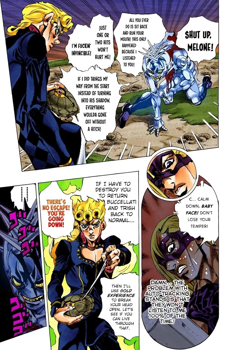 JoJo's Bizarre Adventure Part 5 - Vento Aureo (Official Colored) chapter 67 page 7