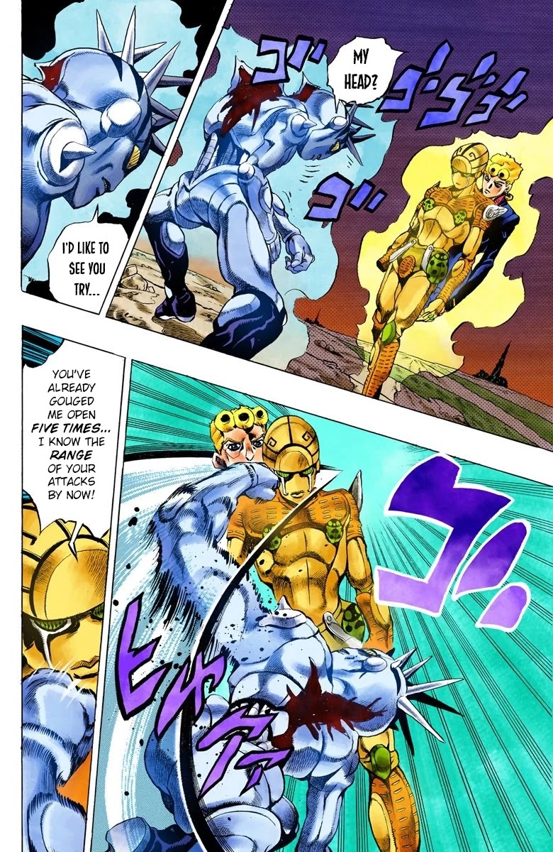 JoJo's Bizarre Adventure Part 5 - Vento Aureo (Official Colored) chapter 67 page 8