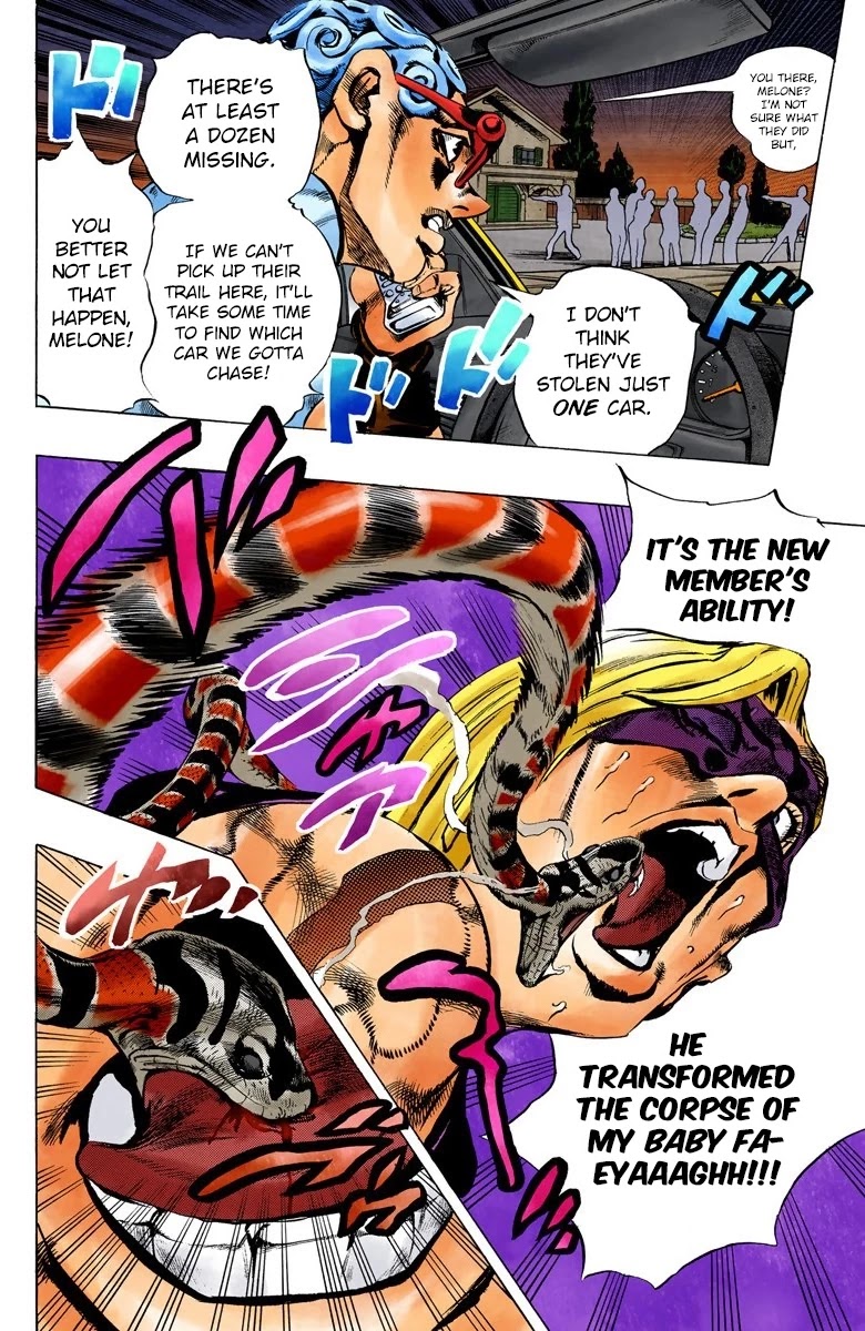 JoJo's Bizarre Adventure Part 5 - Vento Aureo (Official Colored) chapter 68 page 10