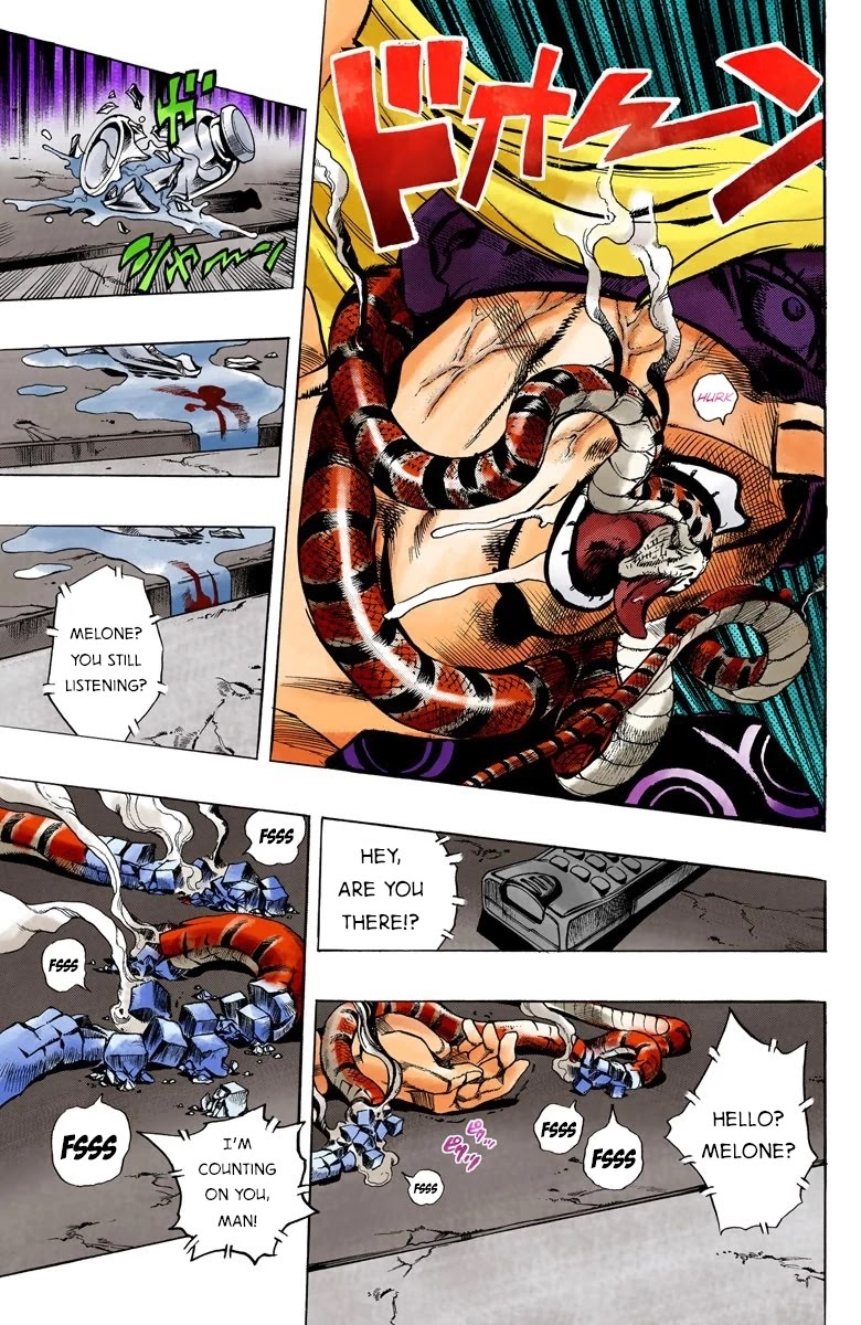 JoJo's Bizarre Adventure Part 5 - Vento Aureo (Official Colored) chapter 68 page 11
