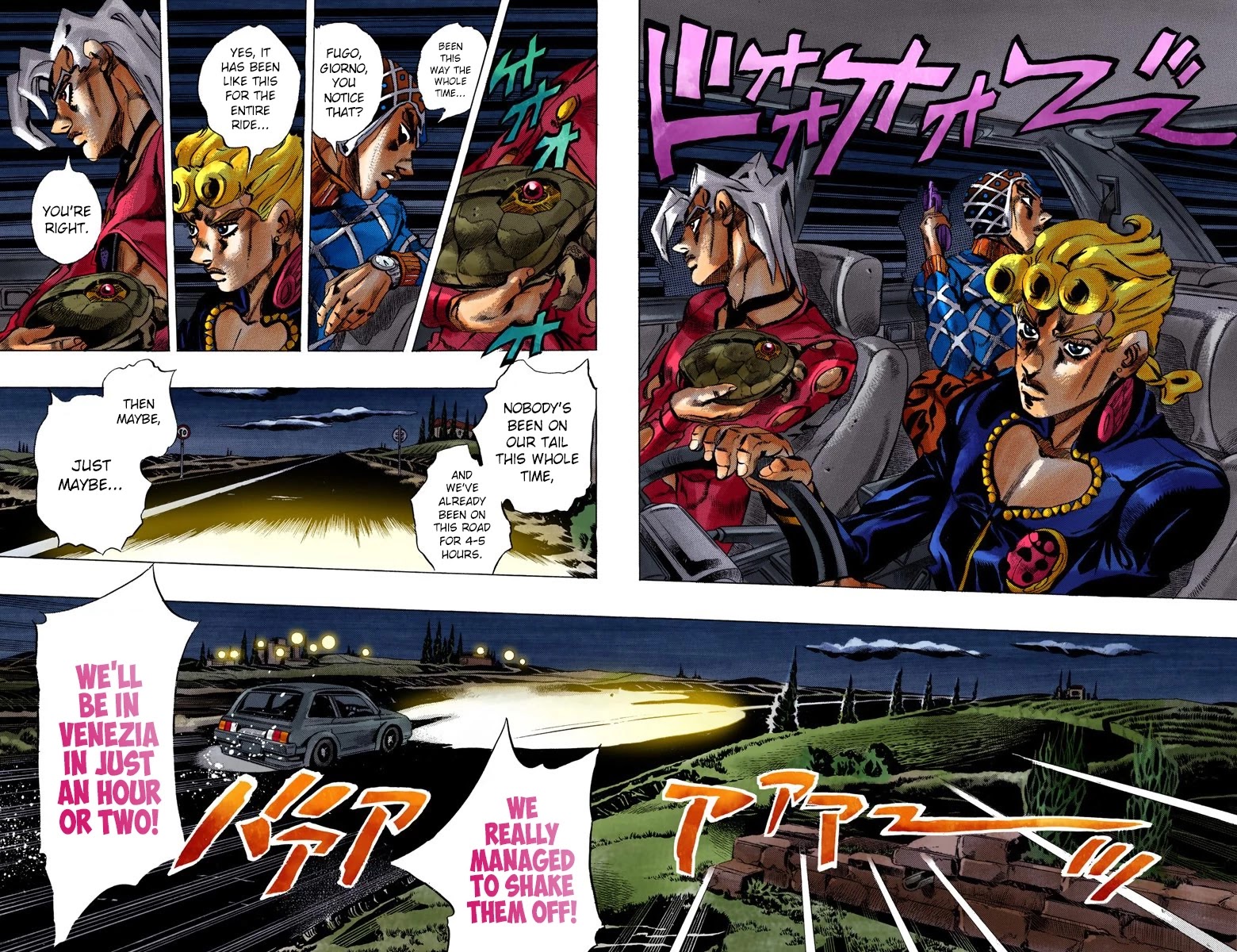 JoJo's Bizarre Adventure Part 5 - Vento Aureo (Official Colored) chapter 68 page 12