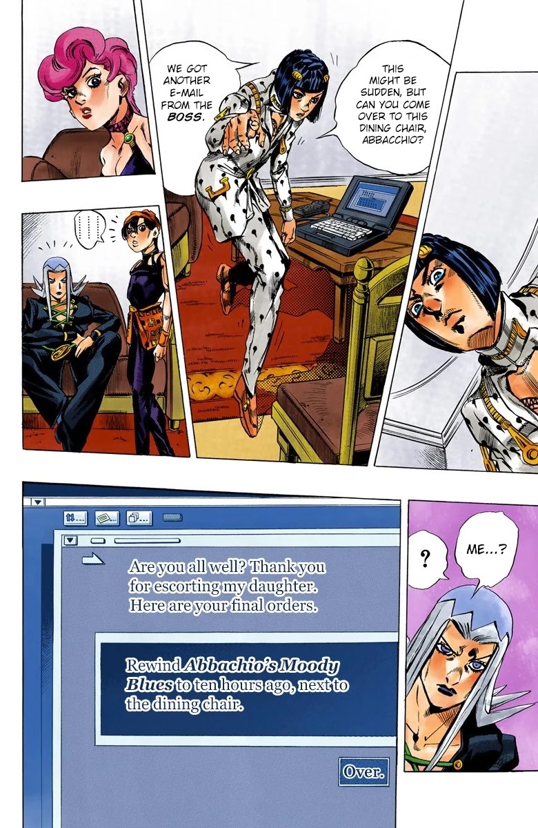 JoJo's Bizarre Adventure Part 5 - Vento Aureo (Official Colored) chapter 68 page 13