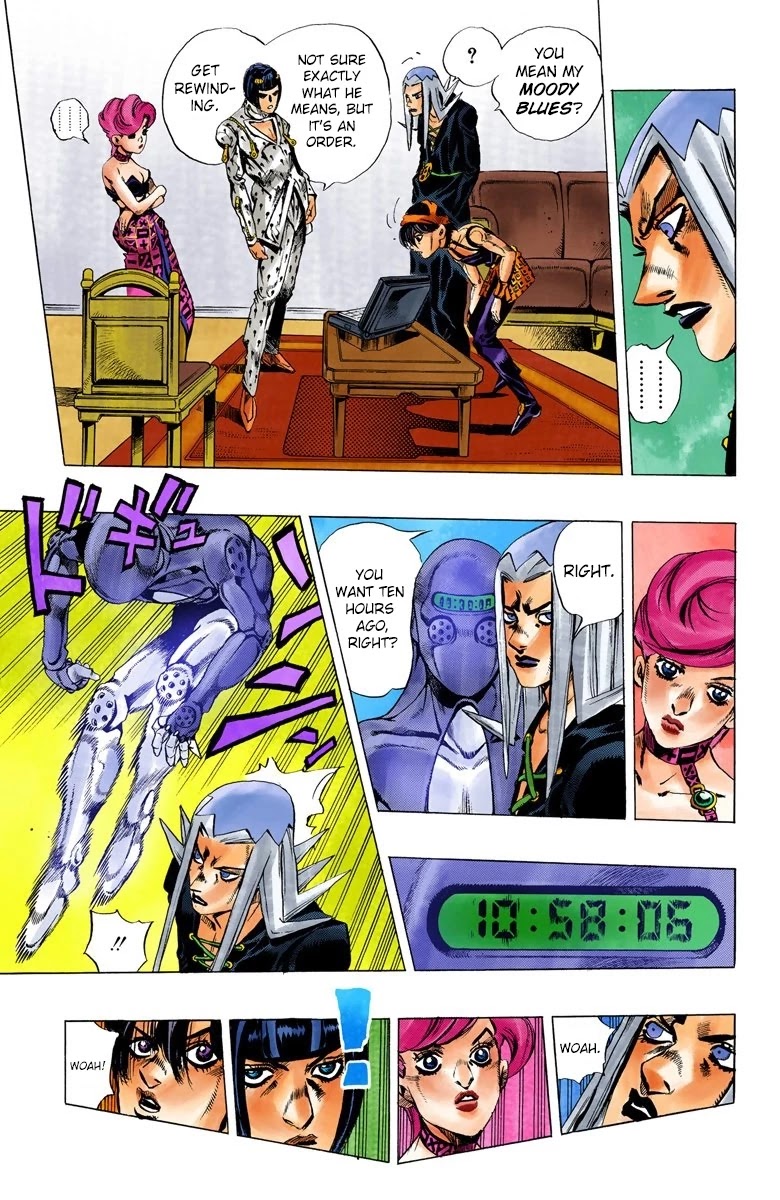 JoJo's Bizarre Adventure Part 5 - Vento Aureo (Official Colored) chapter 68 page 14