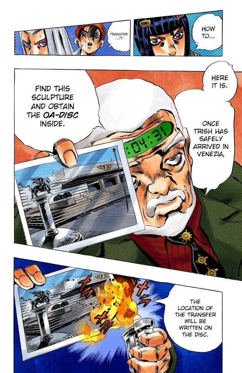 JoJo's Bizarre Adventure Part 5 - Vento Aureo (Official Colored) chapter 68 page 17