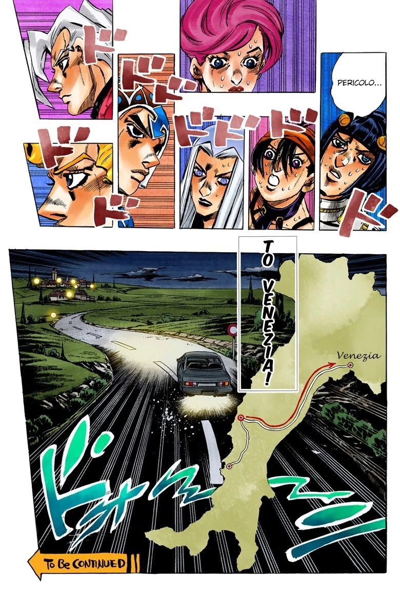JoJo's Bizarre Adventure Part 5 - Vento Aureo (Official Colored) chapter 68 page 20