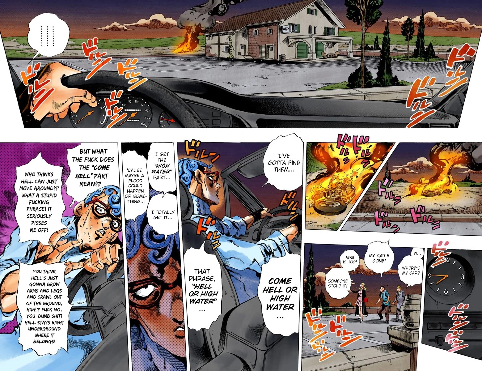 JoJo's Bizarre Adventure Part 5 - Vento Aureo (Official Colored) chapter 68 page 5