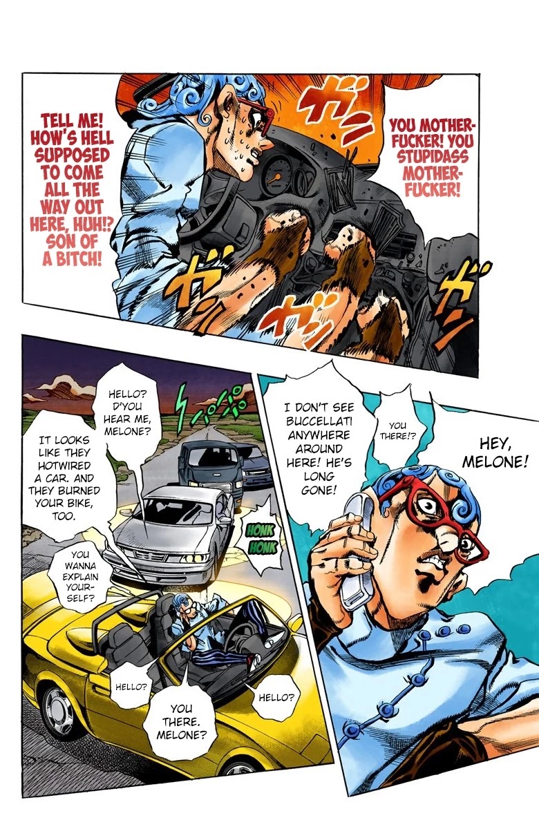 JoJo's Bizarre Adventure Part 5 - Vento Aureo (Official Colored) chapter 68 page 6