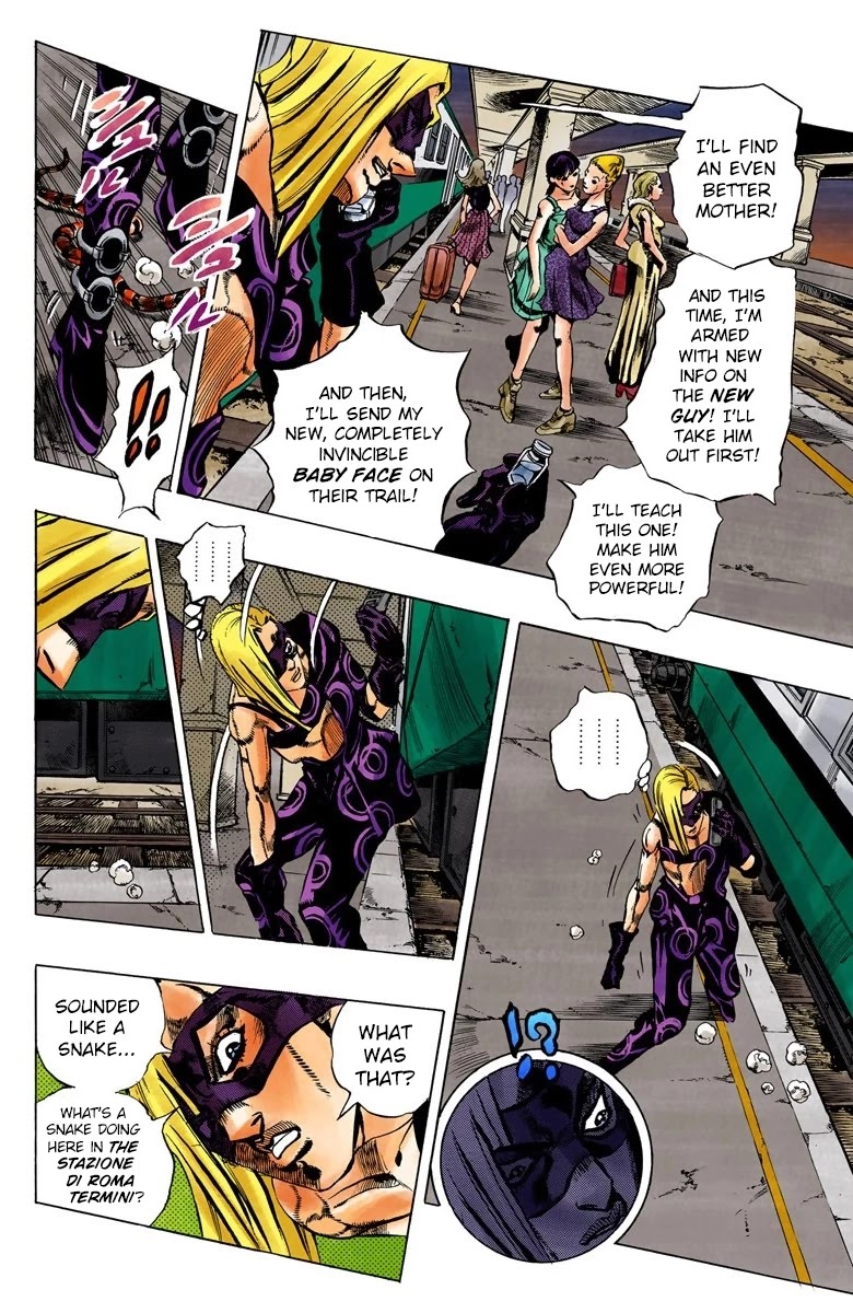 JoJo's Bizarre Adventure Part 5 - Vento Aureo (Official Colored) chapter 68 page 8
