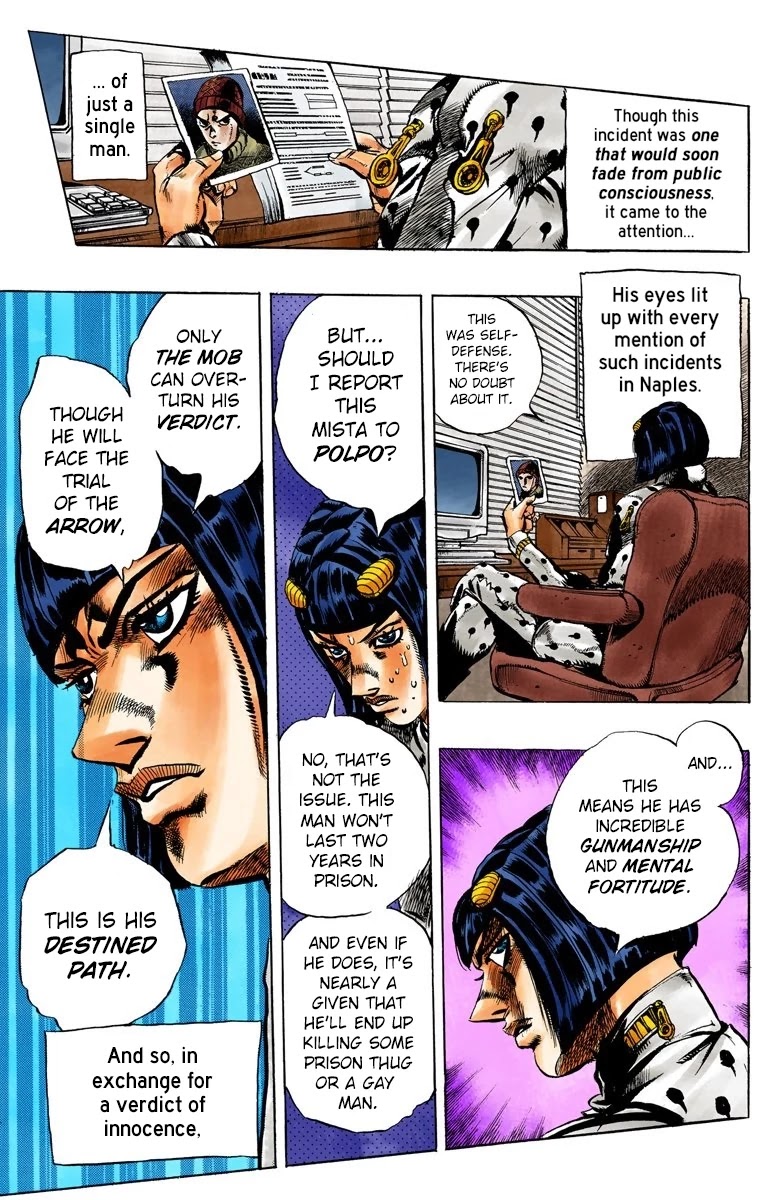 JoJo's Bizarre Adventure Part 5 - Vento Aureo (Official Colored) chapter 69 page 10