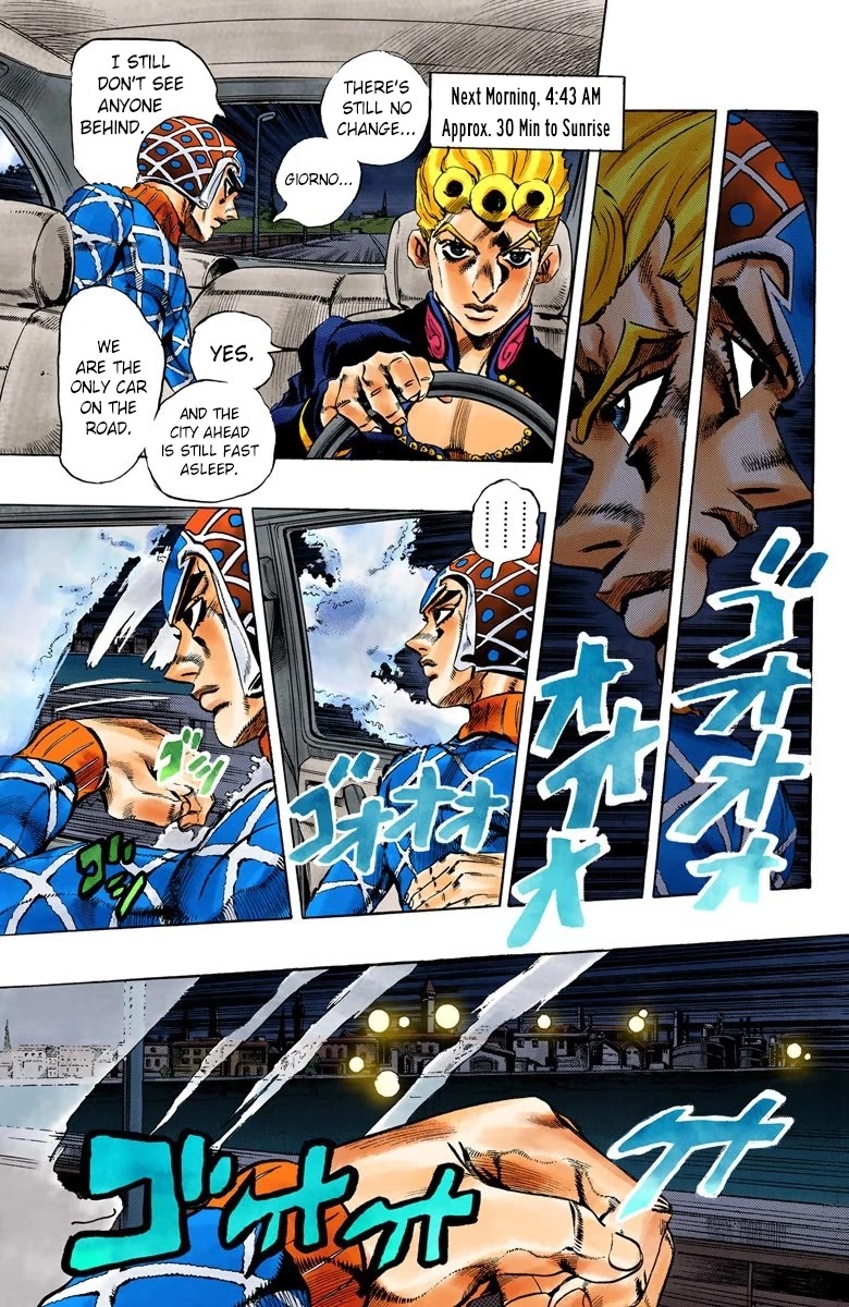 JoJo's Bizarre Adventure Part 5 - Vento Aureo (Official Colored) chapter 69 page 12